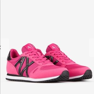 Armani Exchange Fuschia Sneakers size 40m
